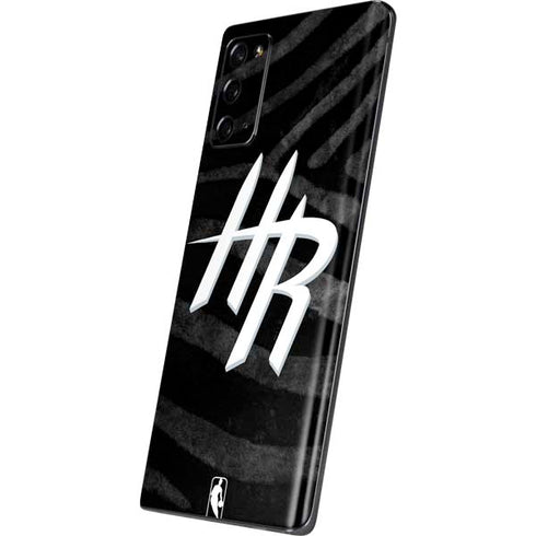 NBA Houston Rockets Black Animal Print Galaxy Note20 5G Skin